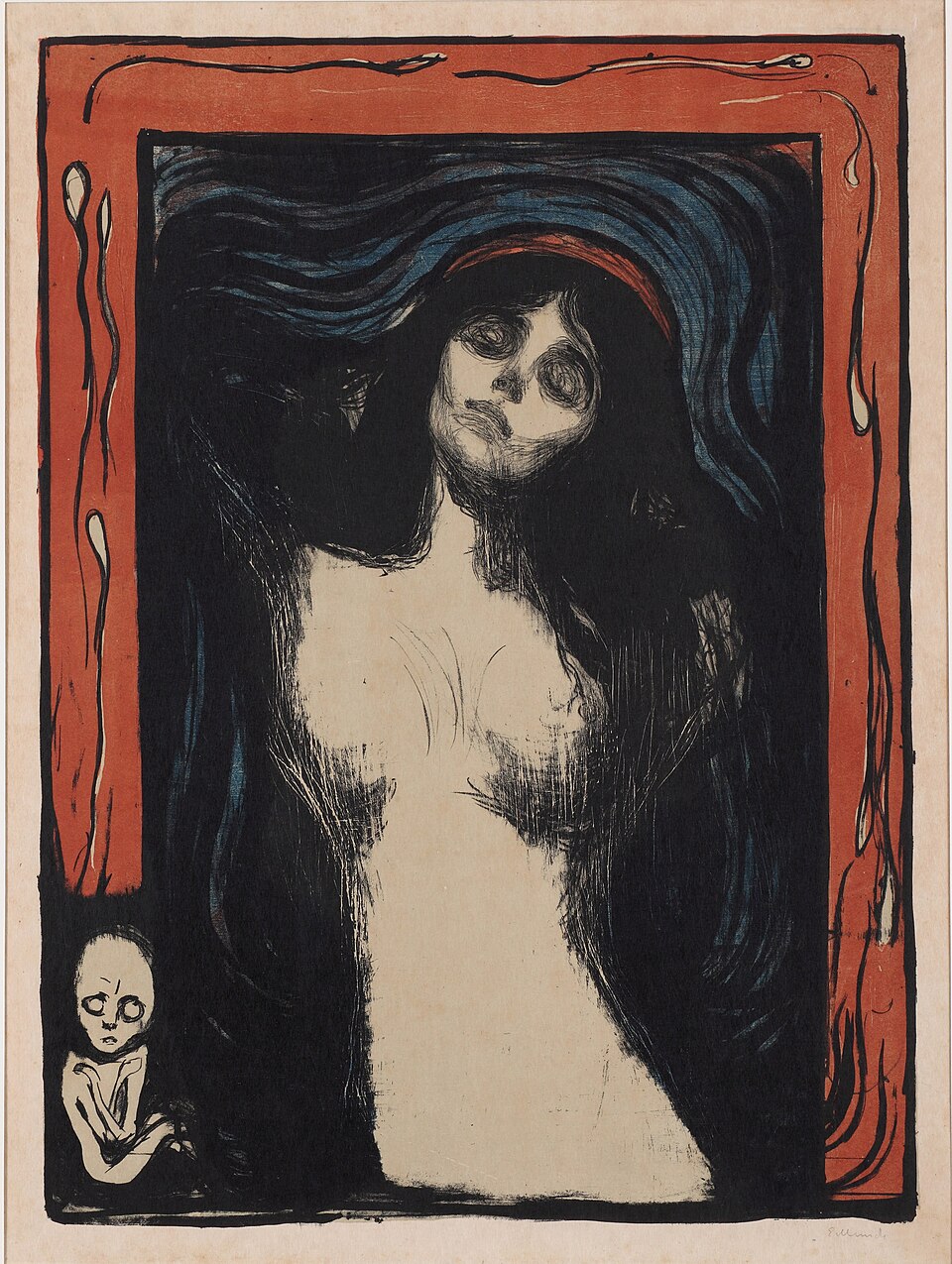 Madonna, by Edvard Munch