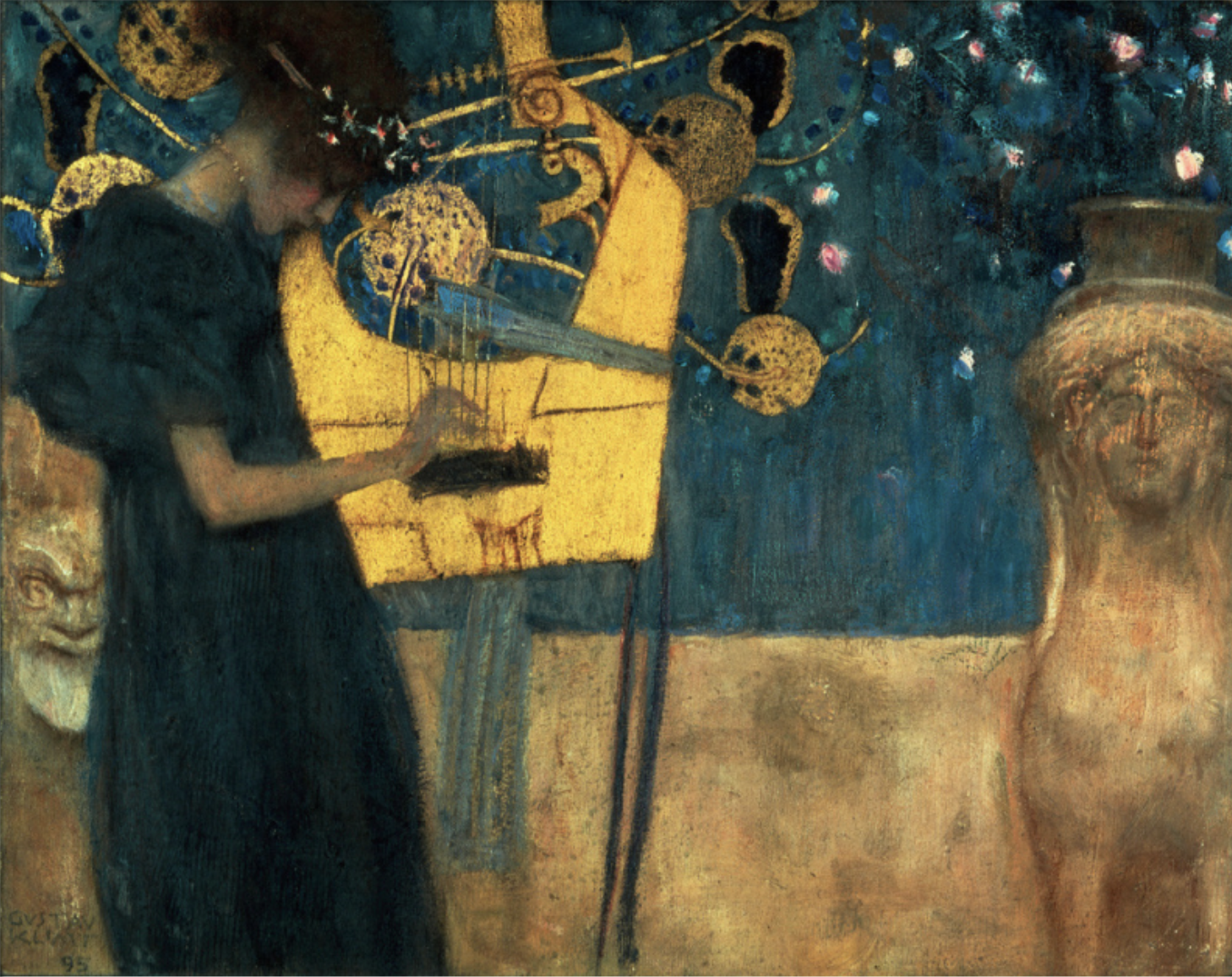 Music I, by Gustav Klimt
