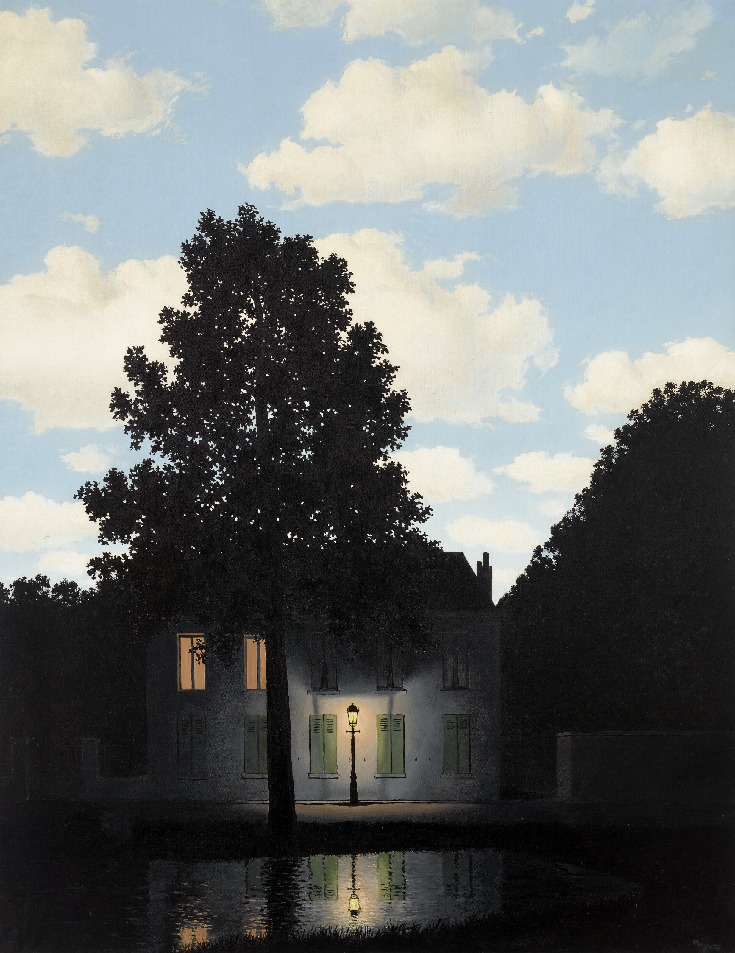 L’Empire des lumières, by René Magritte